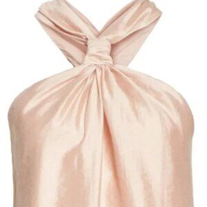 Joie Blush Sand Pink Earldena Halter Neck Top Size M